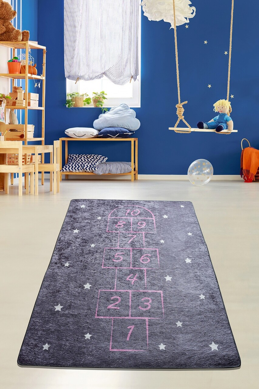 Covor pentru copii, Hopscotch, 200x290 cm, Multicolor - imagine 4